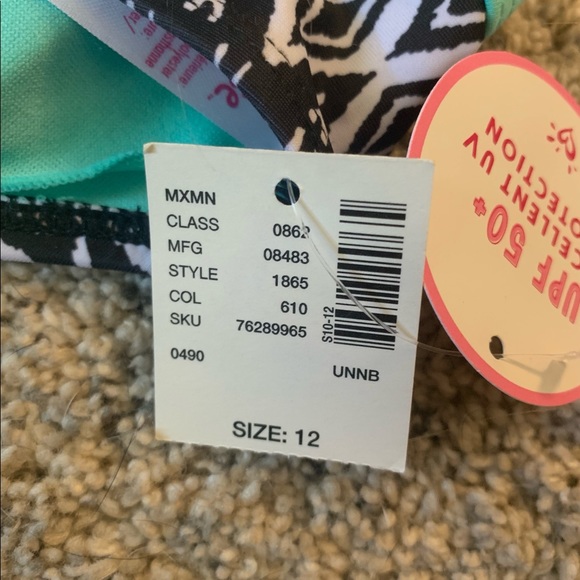 Justice Girls 2 piece Bathing Suit - Picture 4 of 6